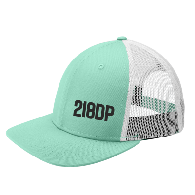 218 Dance - Hat New Era® NE207 Snapback Low Profile Trucker Cap with embroidered 218DP logo