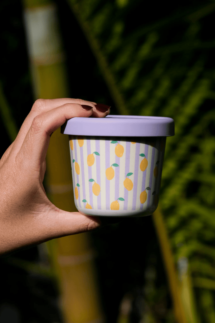 BBCINO Bamboo Snack Pot - 220ml Zestie Bestie