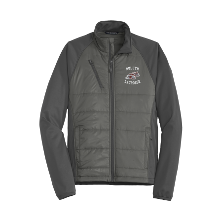 Duluth Lacrosse - Men's Port Authority J787 Hybrid Soft Shell Jacket with embroidered logo