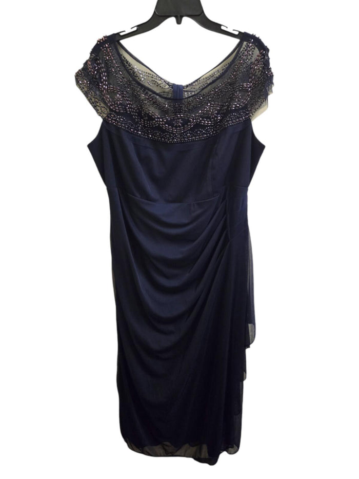 Excellent 20W navy blue Catherine's evening dress