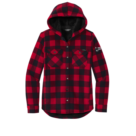 Peace of Mind- LADIES Eddie Bauer® Woodland Shirt Jac with embroidered left sleeve logo