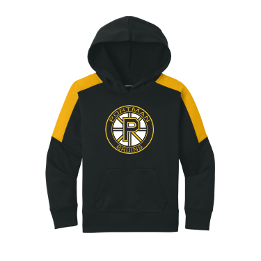 PORTMAN - Youth Sport-Tek YST255 Sport-Wick® Fleece United Pullover Hoodie with Portman Bruins logo