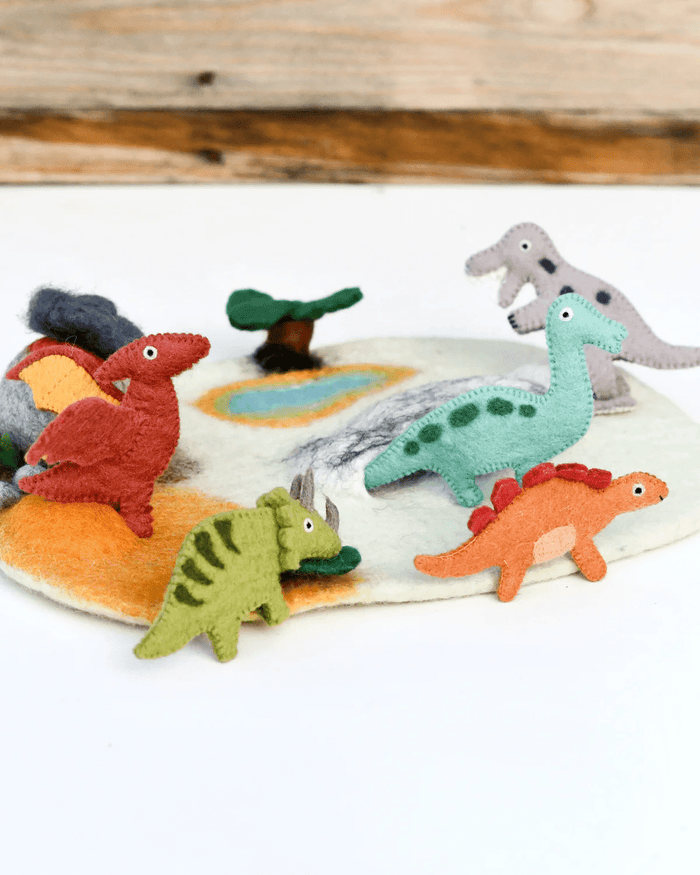 Tara Treasures Dinosaur Finger Puppets Set