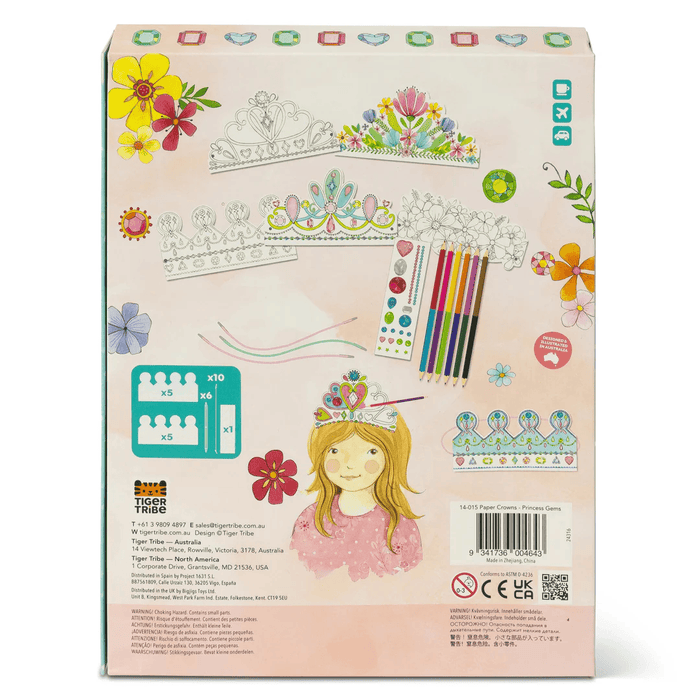 Tiger Tribe Paper Crowns-Princess Gems