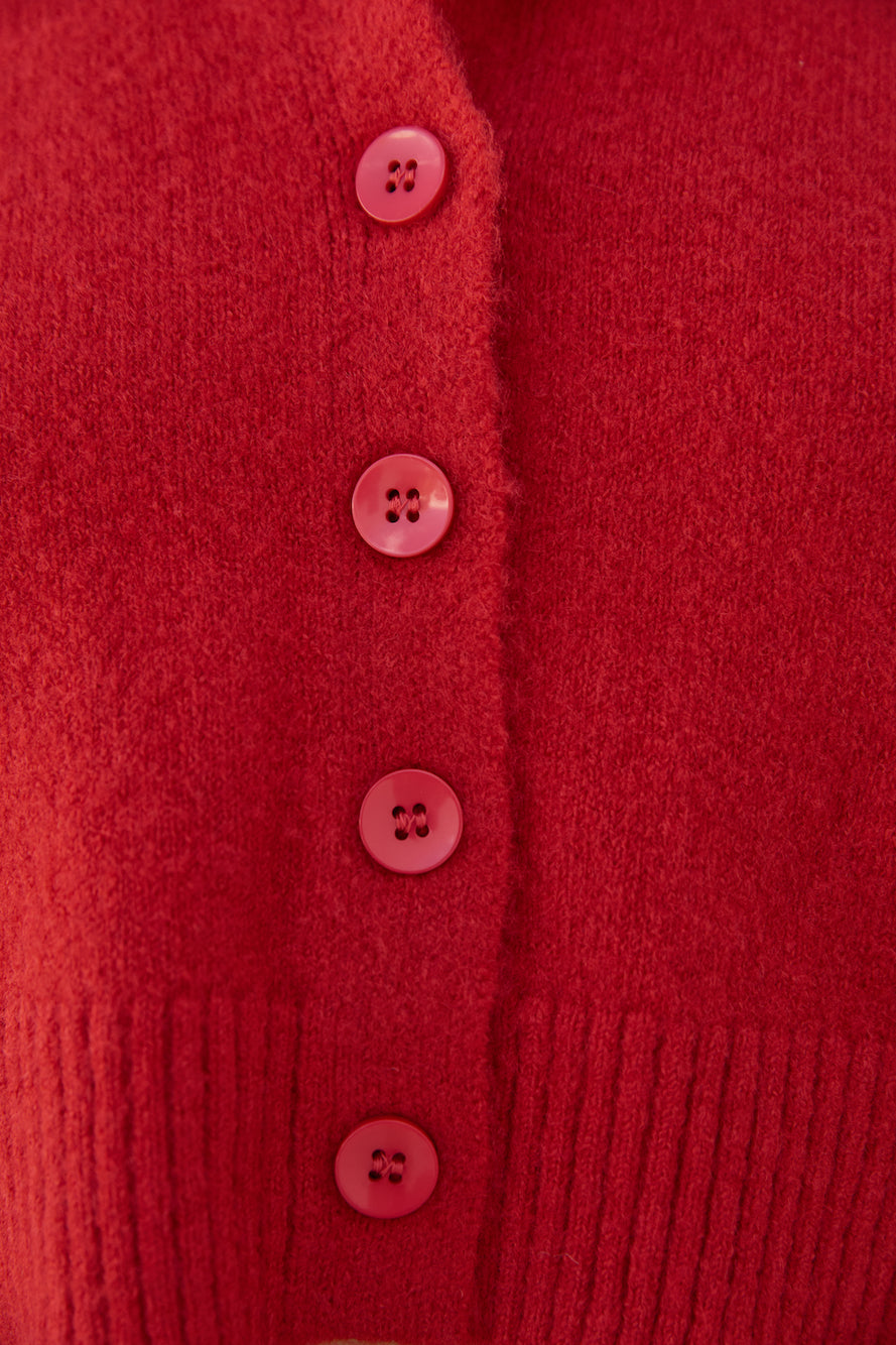 Vesper Long Sleeve Knit Red