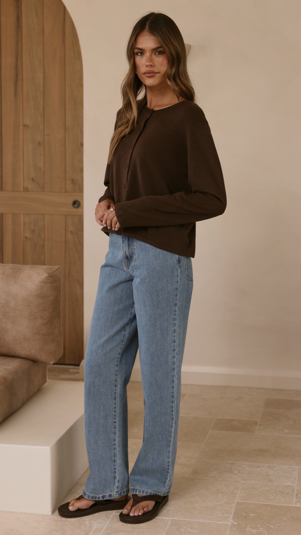 Lydia Cardigan - Chocolate