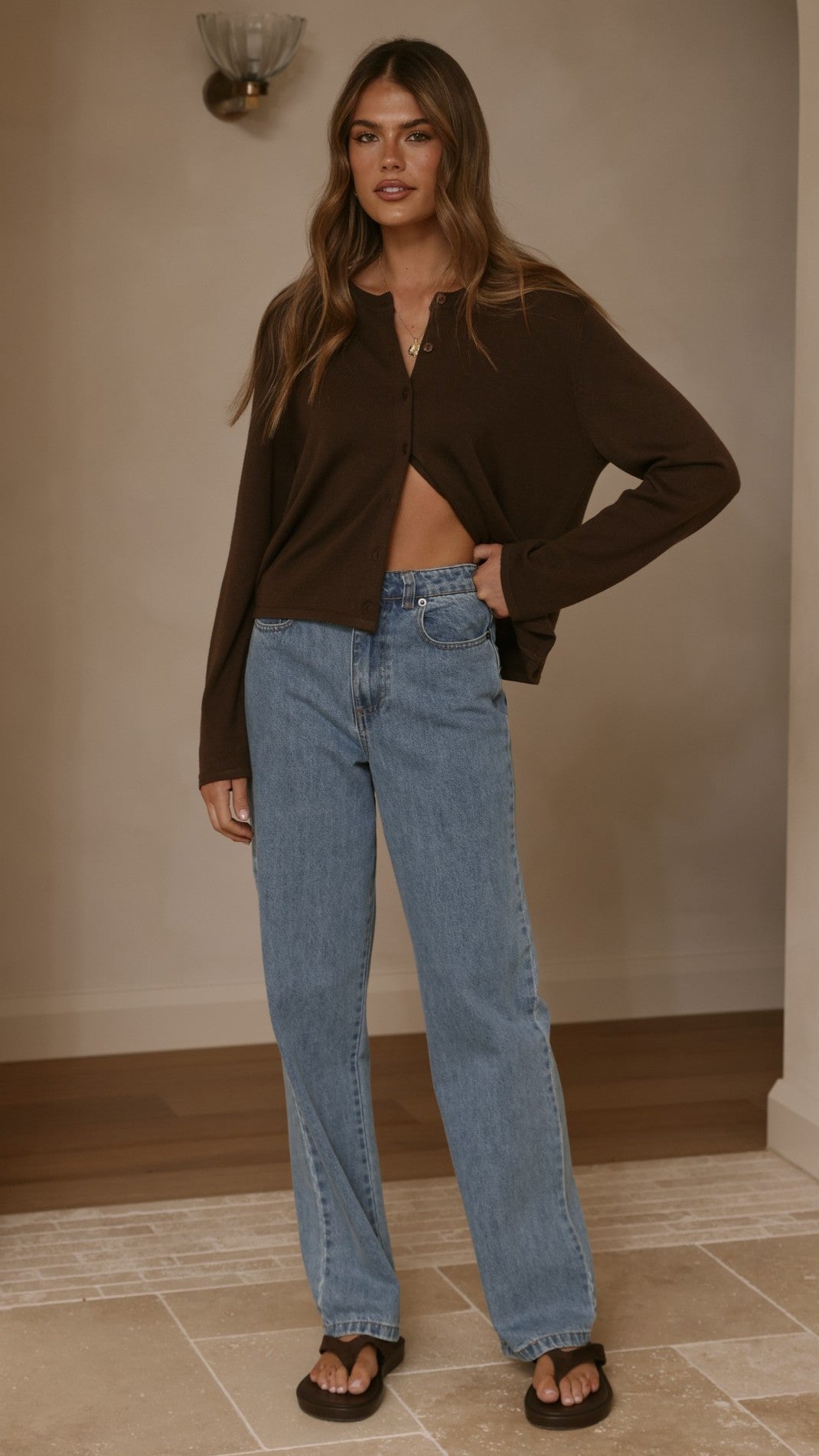 Lydia Cardigan - Chocolate