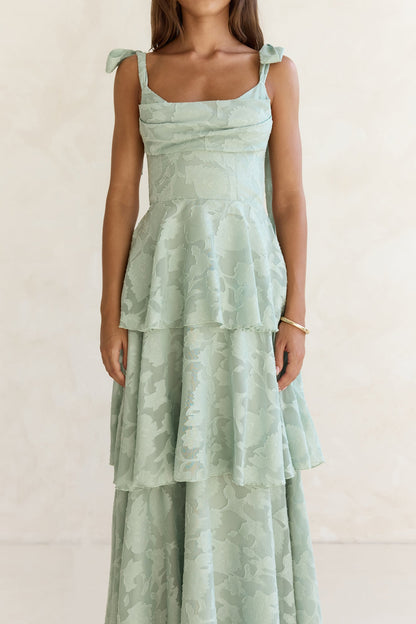 Meadow Of Dreams Maxi Dress Sage