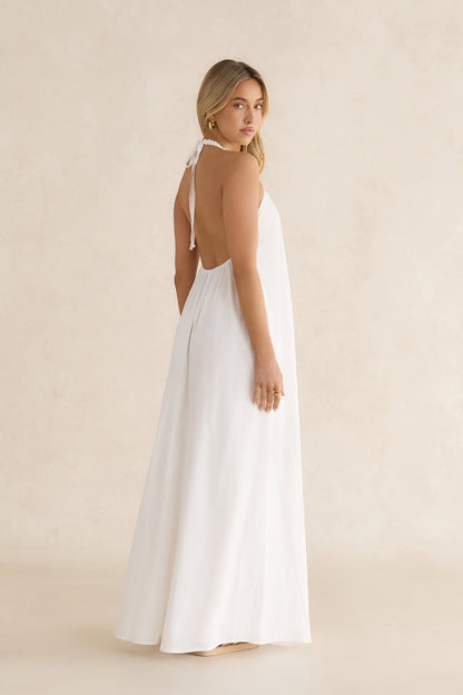 Valencia Maxi Dress White