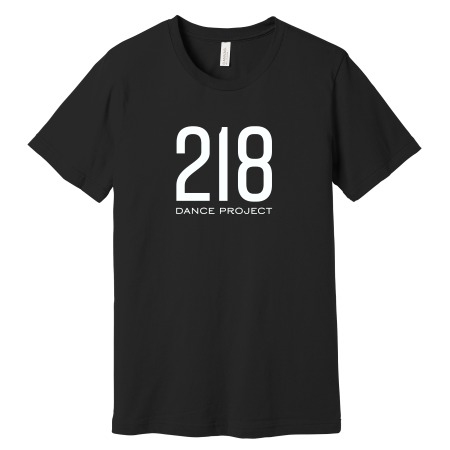 218 Dance - BC3001  BELLA+CANVAS ® Unisex Jersey Short Sleeve Tee with front 218 logo