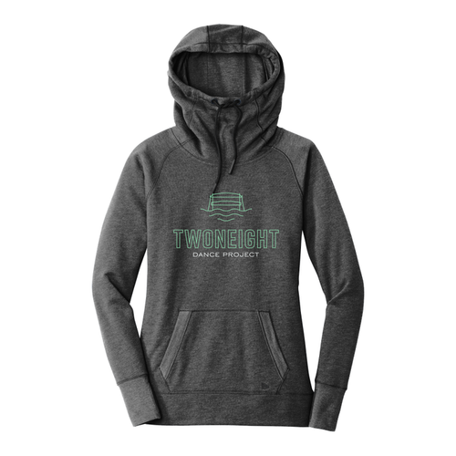 218 Dance Project New Era ® LNEA510 Ladies Tri-Blend Fleece Pullover Hoodie with embroidered full front logo
