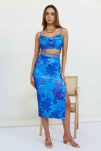 All Night Maxi Dress Blue