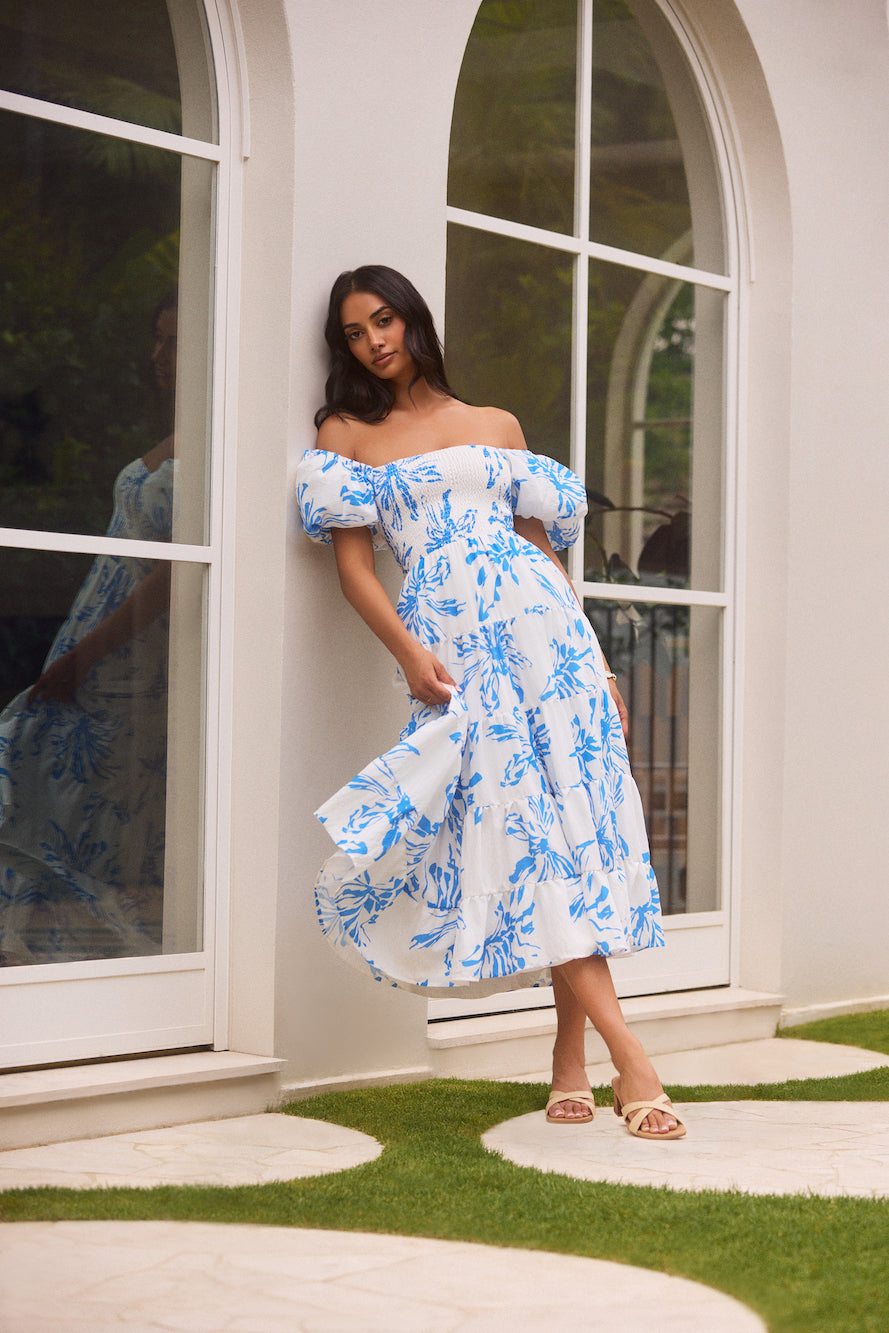 Good Morning Miss Maxi Dress Blue
