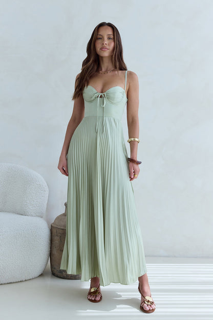 Del Mar Maxi Dress Green