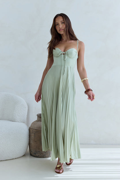 Del Mar Maxi Dress Green