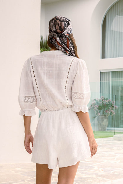 Lola Playsuit White