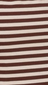 Nula Mini Dress - Brown Stripe