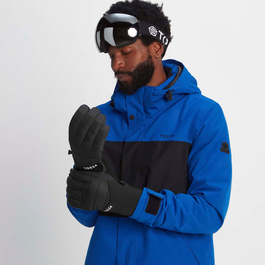 Adventure Waterproof Insulated Ski Gloves - Black
