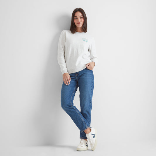 Castle Womens Supersoft Sweatshirt - Ice Grey Marl