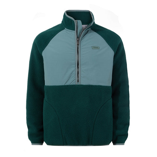 Eldon Mens Sherpa Fleece - Midnight Green