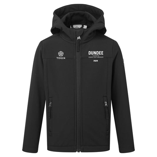 Charlie-Kaye Anderson Ice Skating Kids - Koroma Softshell Hooded Jacket Black