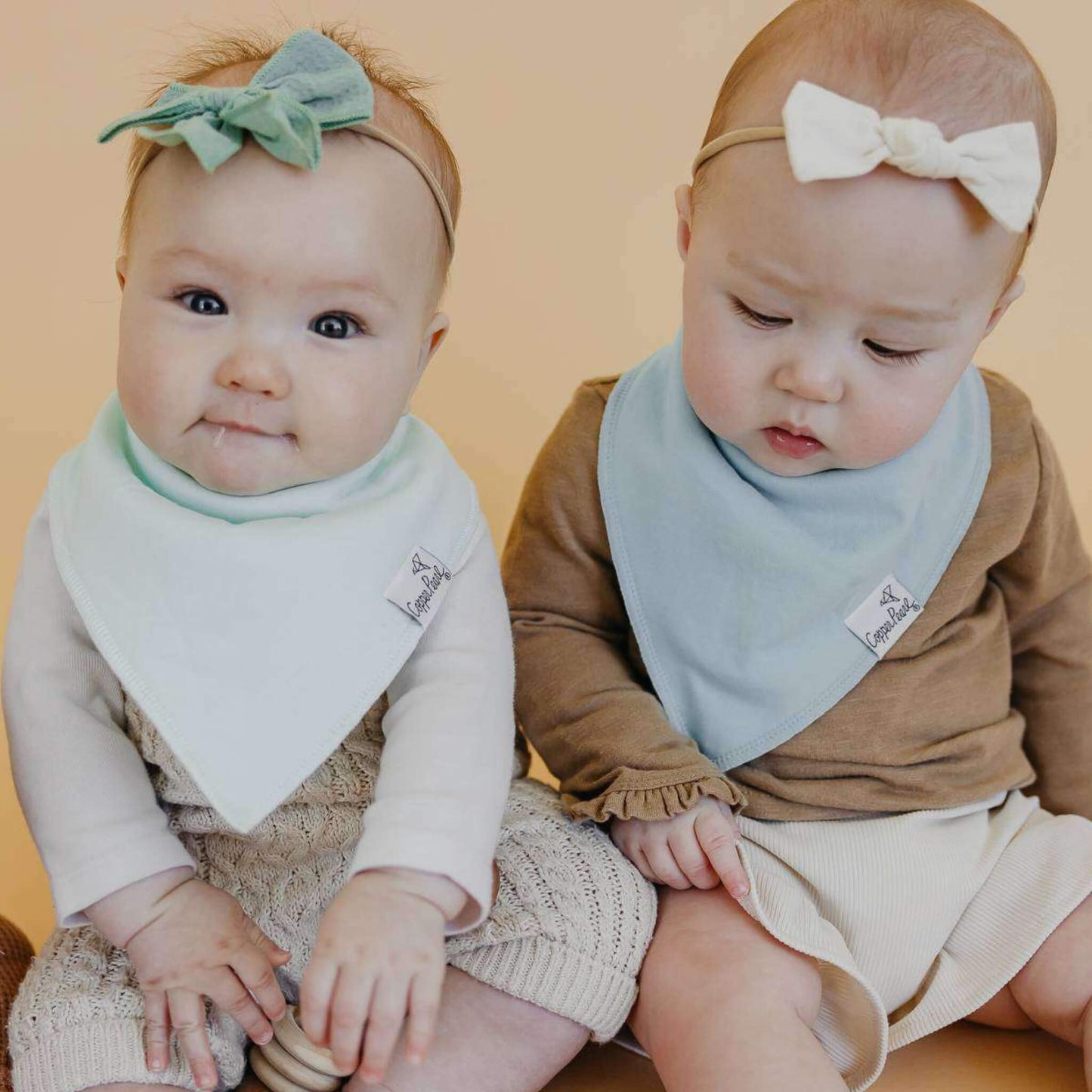 4 Pack Baby Bandana Bibs - Bennie