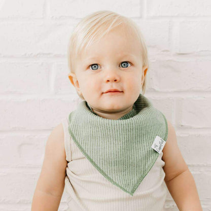 4 Pack Baby Bandana Bibs - Peanut