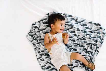 Knit Swaddle Blanket - Gunnar