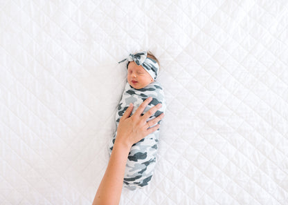 Knit Swaddle Blanket - Gunnar