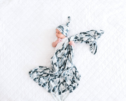 Knit Swaddle Blanket - Gunnar
