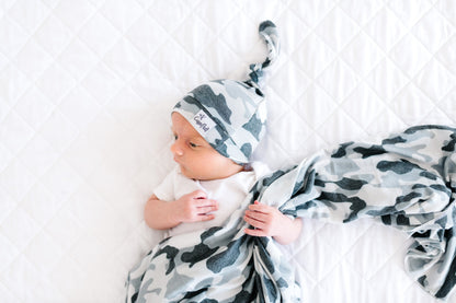 Knit Swaddle Blanket - Gunnar