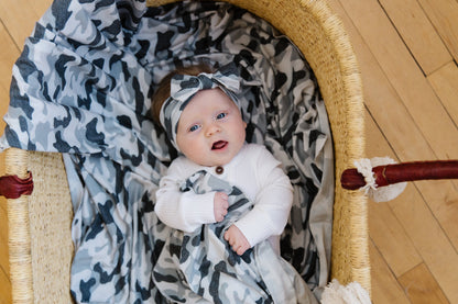 Knit Swaddle Blanket - Gunnar