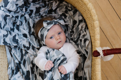 Knit Swaddle Blanket - Gunnar