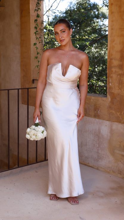 Valerie Maxi Dress - Champagne