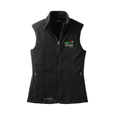 AHL At Home - Eddie Bauer® Women's Fleece Vest EB205 with AHL At Home left chest logo