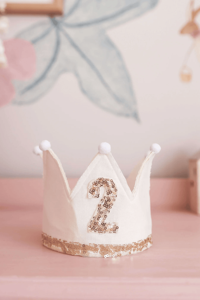 Alimrose 2nd Birthday Crown Ivory