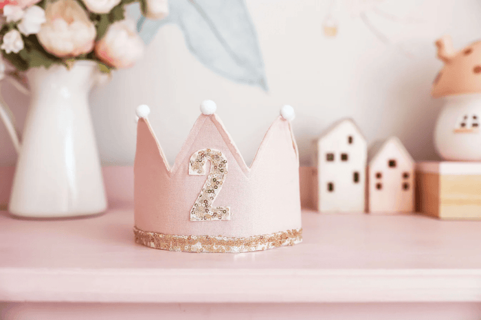 Alimrose 2nd Birthday Crown Pink