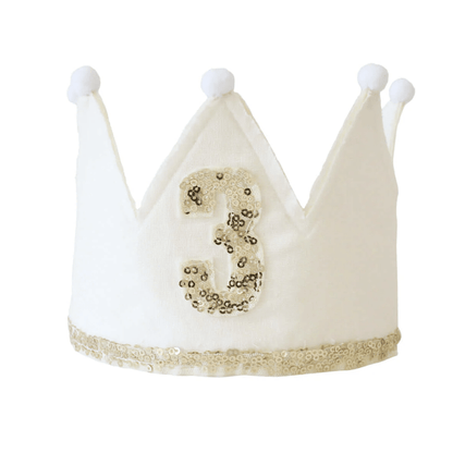Alimrose 3rd Birthday Crown Ivory