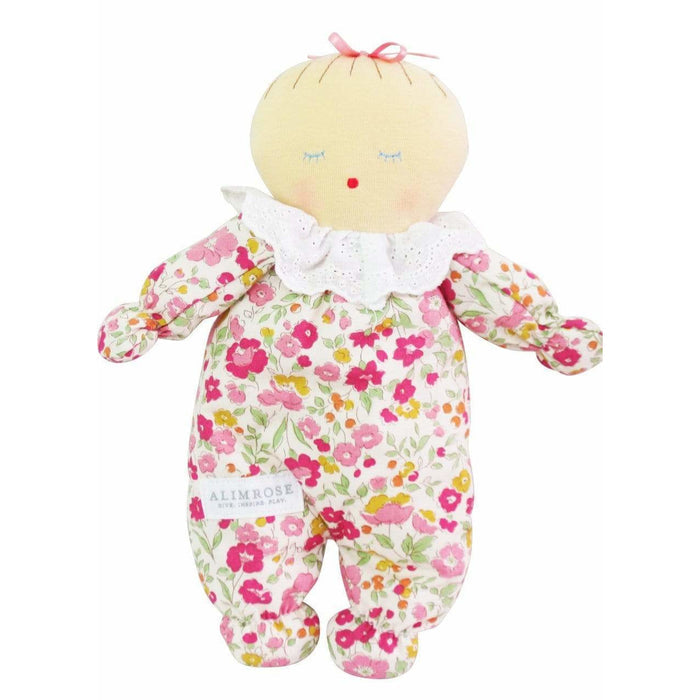 Alimrose Asleep Awake Baby Doll 24cm - Rose Garden