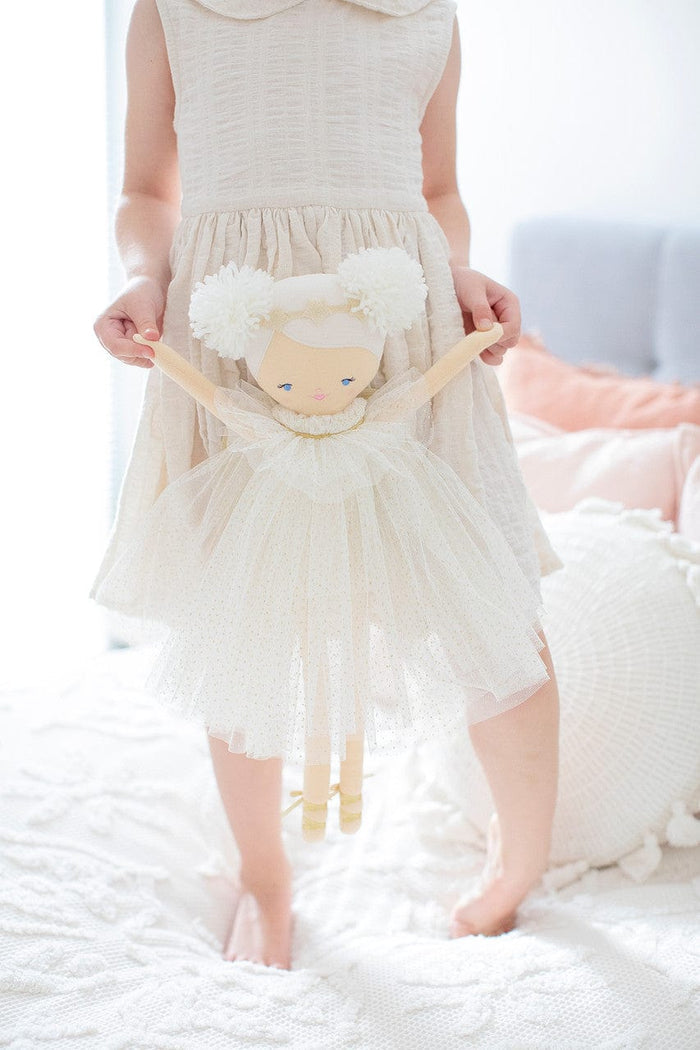 Alimrose Ava Angel Doll Ivory Gold 48cm