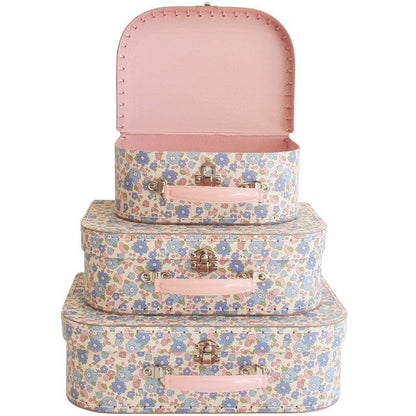 Alimrose Carry Case Set 3pcs Lilly Blue