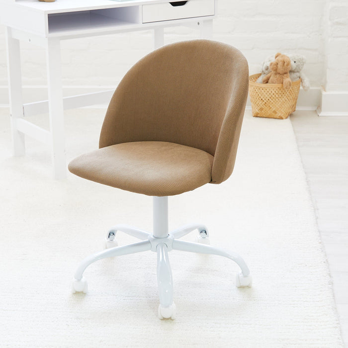 Amari Desk Chair Mocha Corduroy