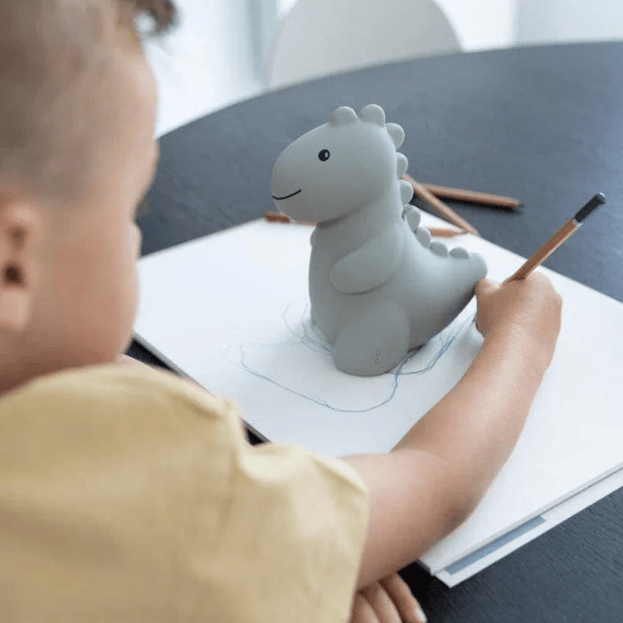 Jeroom Dino MONEY BOX - 16.5 cm Sage