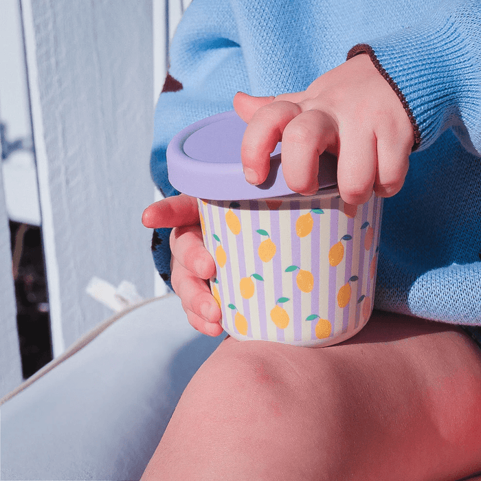 BBCINO Bamboo Snack Pot - 220ml Zestie Bestie