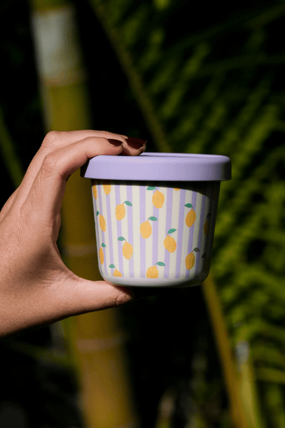 BBCINO Bamboo Snack Pot - 220ml Zestie Bestie