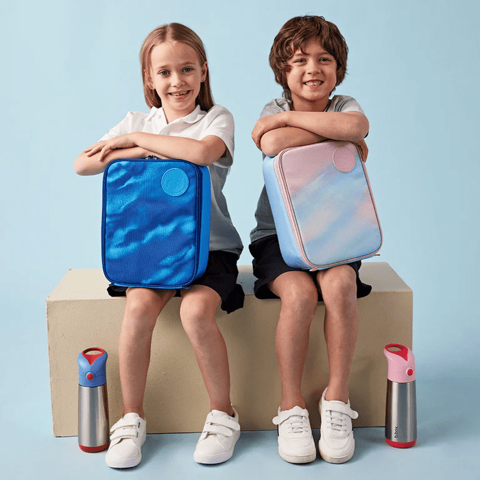 b.box 500mL Insulated Drink Bottle flamingo fizz