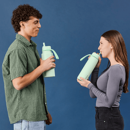 b.box 690mL Insulated Flip Top Bottle Spearmint
