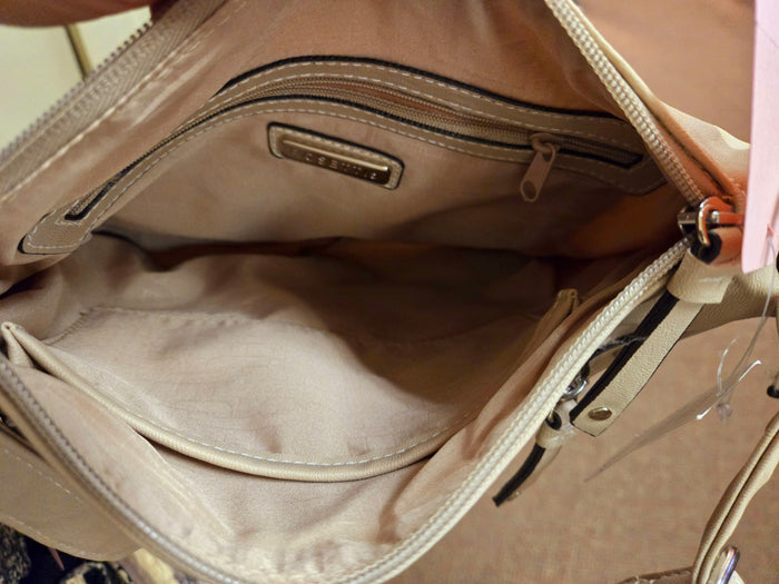 Beige Rosetti Crossbody Purse