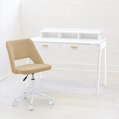 BILLY Corduroy Desk Chair Latte