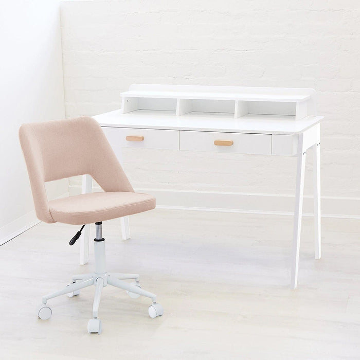 BILLY Corduroy Desk Chair Dusty Pink